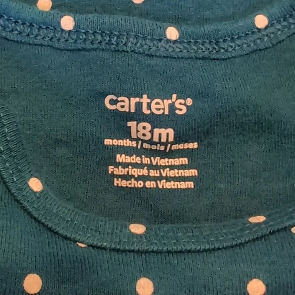 Carter's 18 Month Girls Bundle Short Sleeve Onesies and Tank Tops - Picture 4 of 16